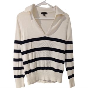 Banana Republic collared knit top, medium